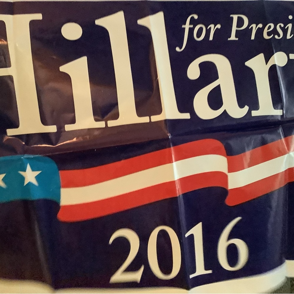 Two Hillary Clinton unused coloring books..2016 banner included